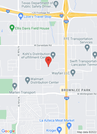 Map showing DeSoto, United States