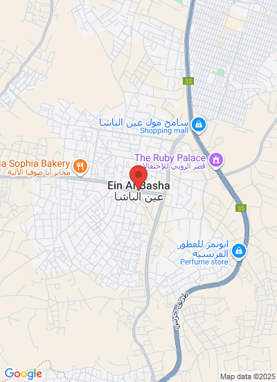 Map showing Balqa, Jordan