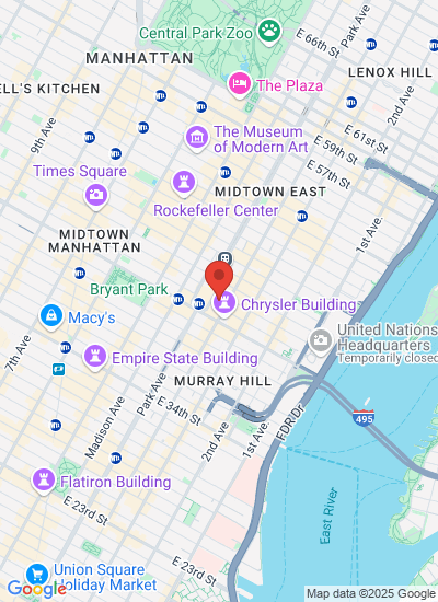 Map showing New York, United States