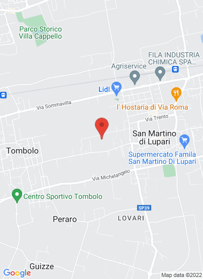 Map showing San Martino di Lupari PD, Italy