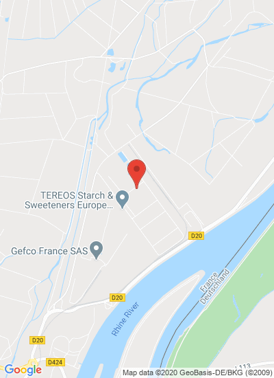 Map showing Marckolsheim, France