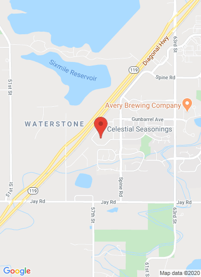 Map showing Boulder, United States