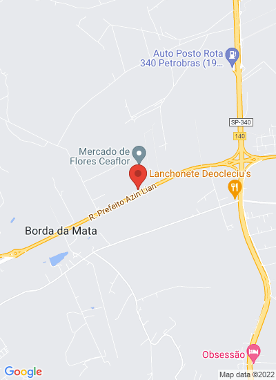 Map showing Santo Antônio de Posse, Brazil
