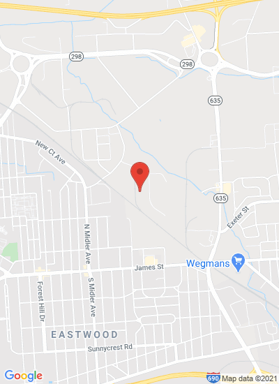 Map showing Syracuse, United States