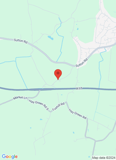 Map showing Norfolk, United Kingdom