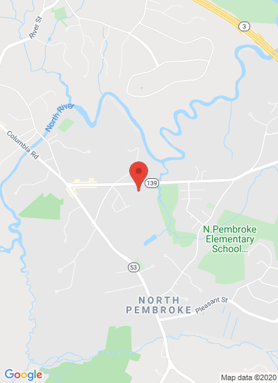 Map showing Pembroke, United States
