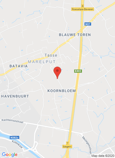 Map showing Ardooie, Belgium