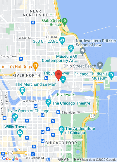 Map showing Chicago, United States