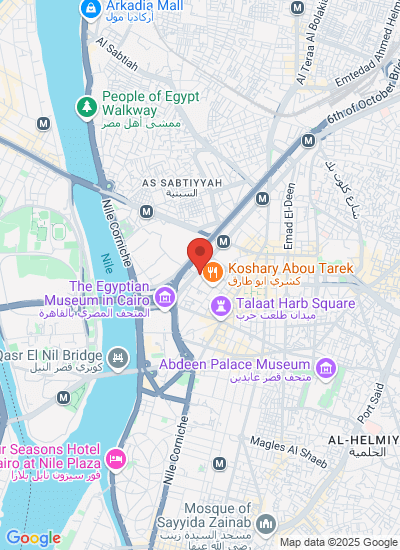 Map showing Egypt