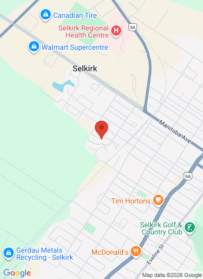 Map showing Selkirk, Canada