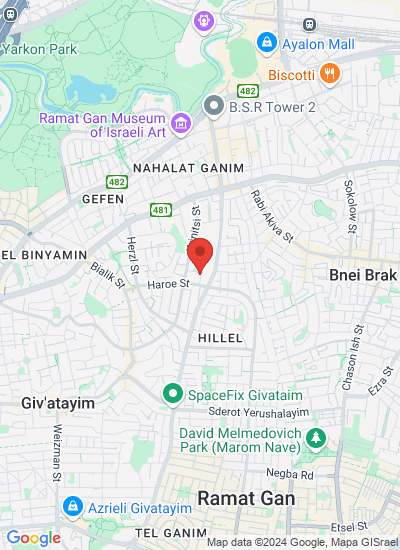Map showing Israel