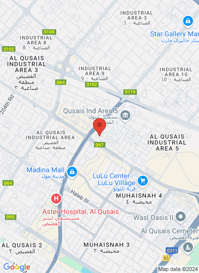 Map showing United Arab Emirates