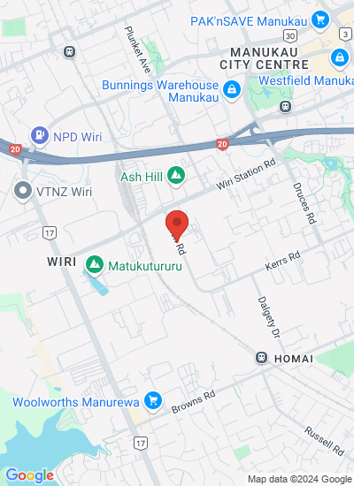 Map showing Auckland, New Zealand