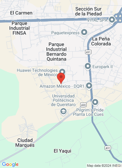Map showing Mexico