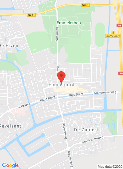 Map showing Emmeloord, Netherlands