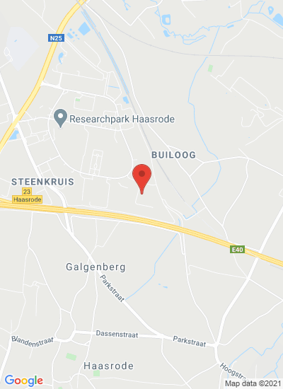 Map showing Leuven, Belgium