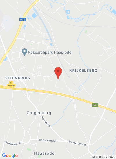 Map showing Leuven, Belgium