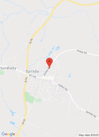 Map showing Spilsby, United Kingdom