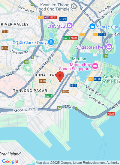 Map showing Singapore