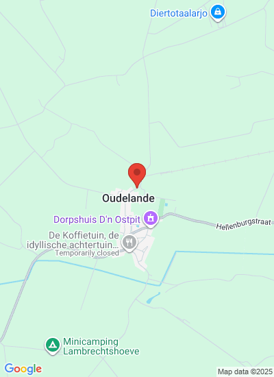Map showing Oudelande, Netherlands
