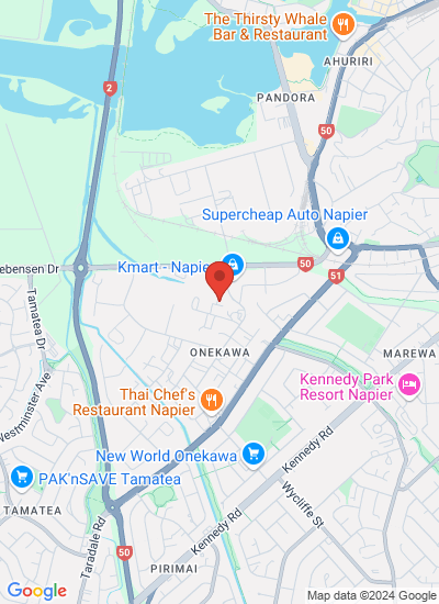 Map showing Marewa, New Zealand