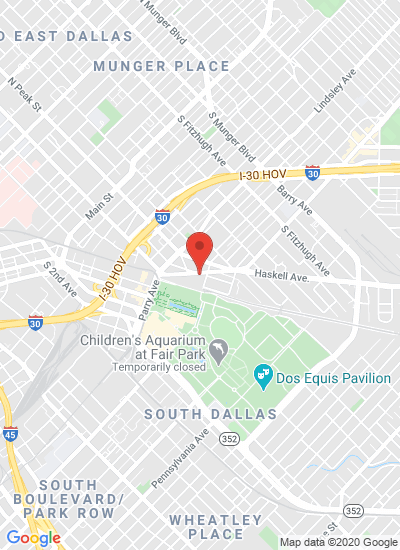 Map showing Dallas, United States