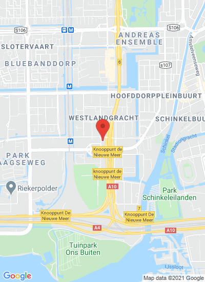 Map showing Amsterdam, Netherlands