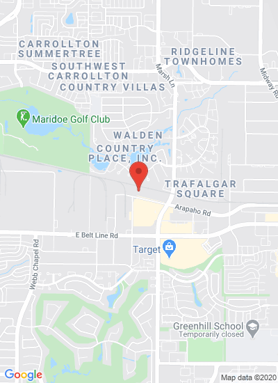 Map showing Carrollton, United States