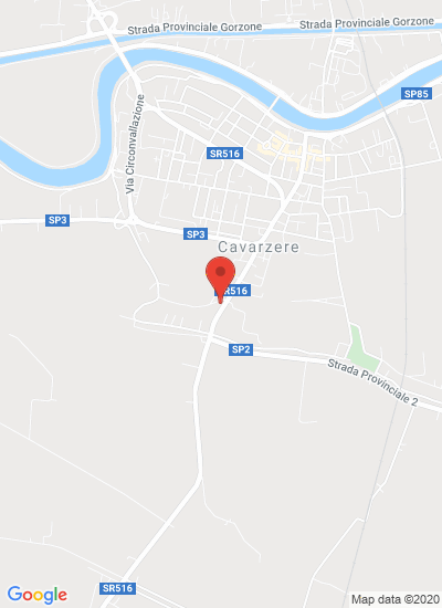 Map showing Cavarzere, Italy
