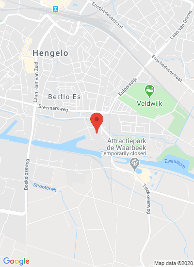 Map showing Hengelo, Netherlands