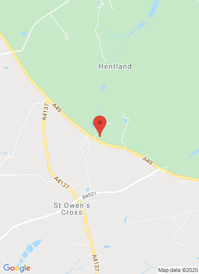 Map showing Peterstow, Ross-on-wye, United Kingdom