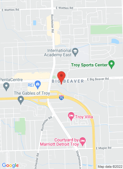 Map showing Troy, United States