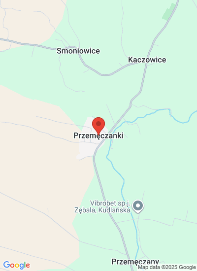 Map showing Radziemice, Poland