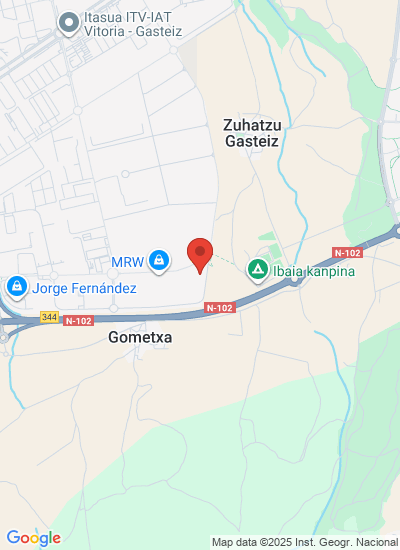 Map showing VITORIA-GASTEIZ, Spain