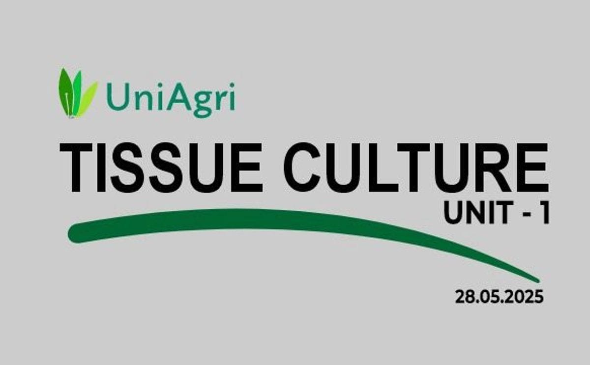 Launch of uniagri biosciences’ tissue culture lab