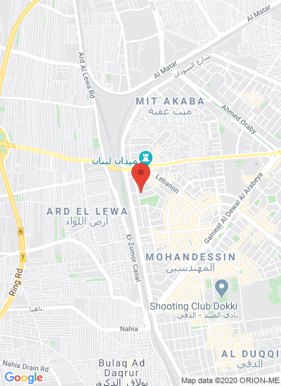 Map showing Mohandessin, Egypt