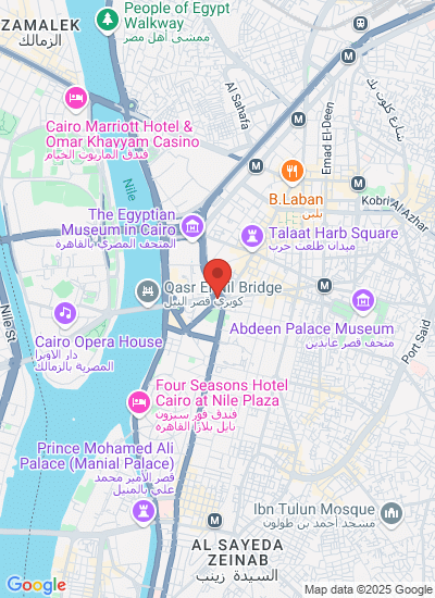 Map showing New Cairo, Egypt