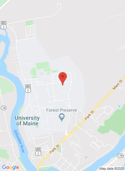 Map showing Orono, United States