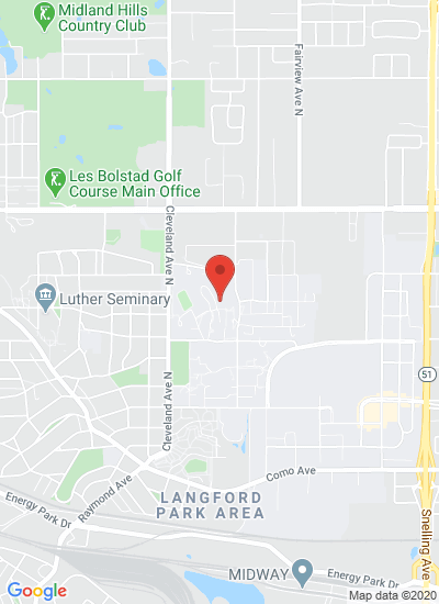 Map showing St. Paul, United States