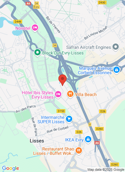 Map showing Lisses, France