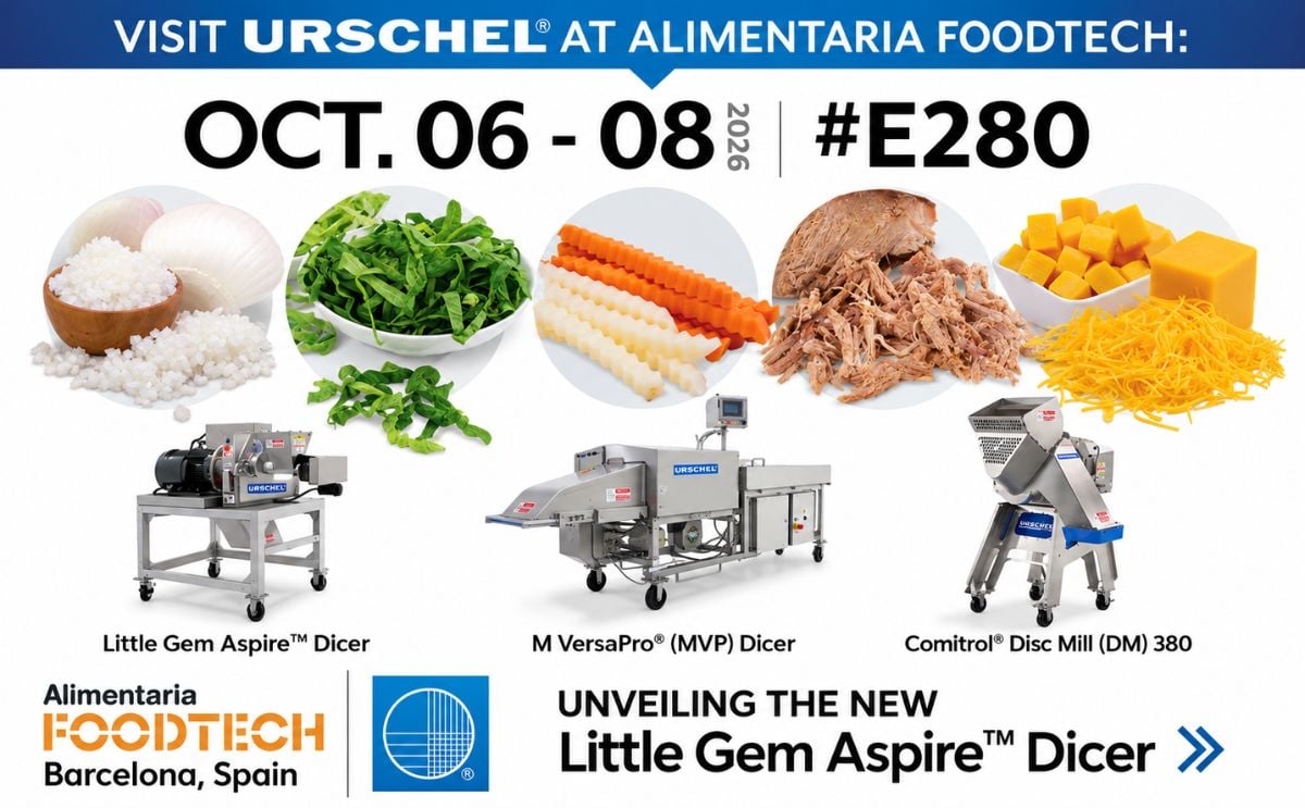 Urschel cutting solutions alimentaria foodtech