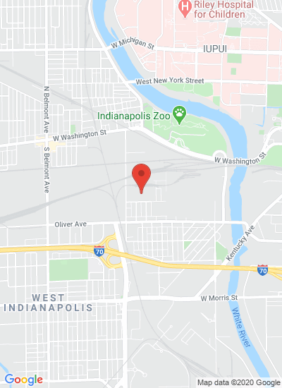Map showing Indianapolis, United States
