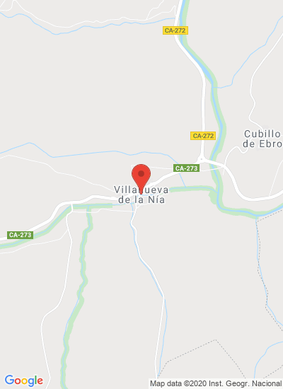 Map showing Valderredible, Spain