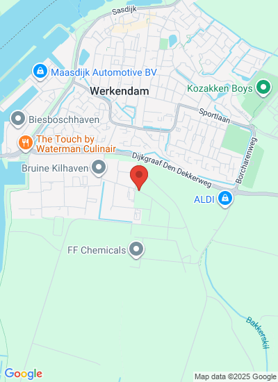 Map showing Werkendam, Netherlands