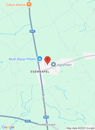 Map showing Egem, Belgium