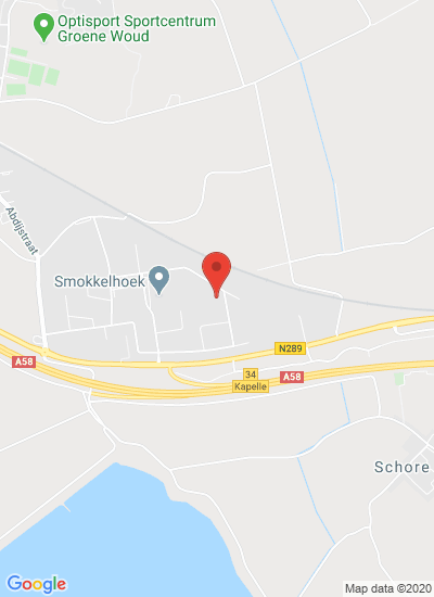 Map showing Kapelle, Netherlands
