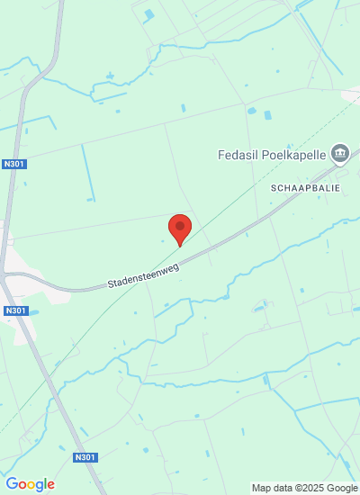 Map showing Poelkapelle, Belgium