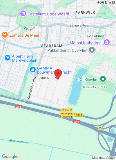 Map showing De Meern, Netherlands