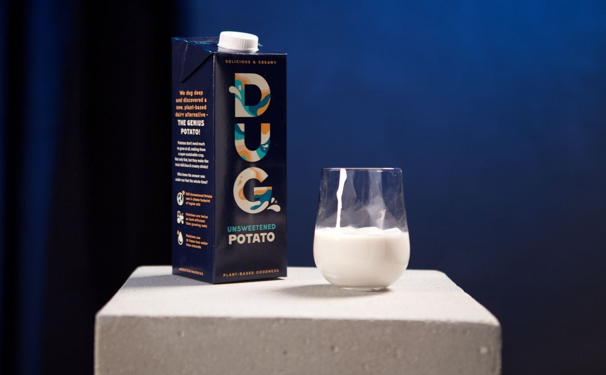 Dug potato milk