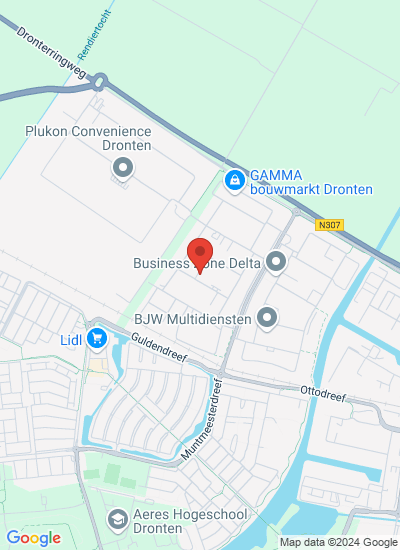 Map showing Dronten, Netherlands